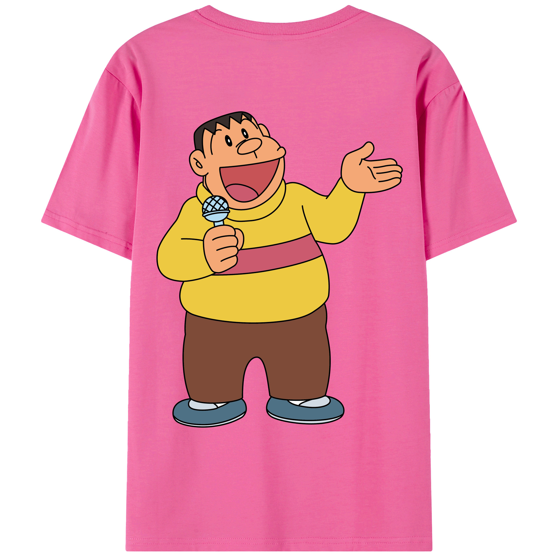 （画像用） ドラえもん 剛田武 Doraemon Gouta Takeshi レディース半袖Tシャツ(バックプリント)
